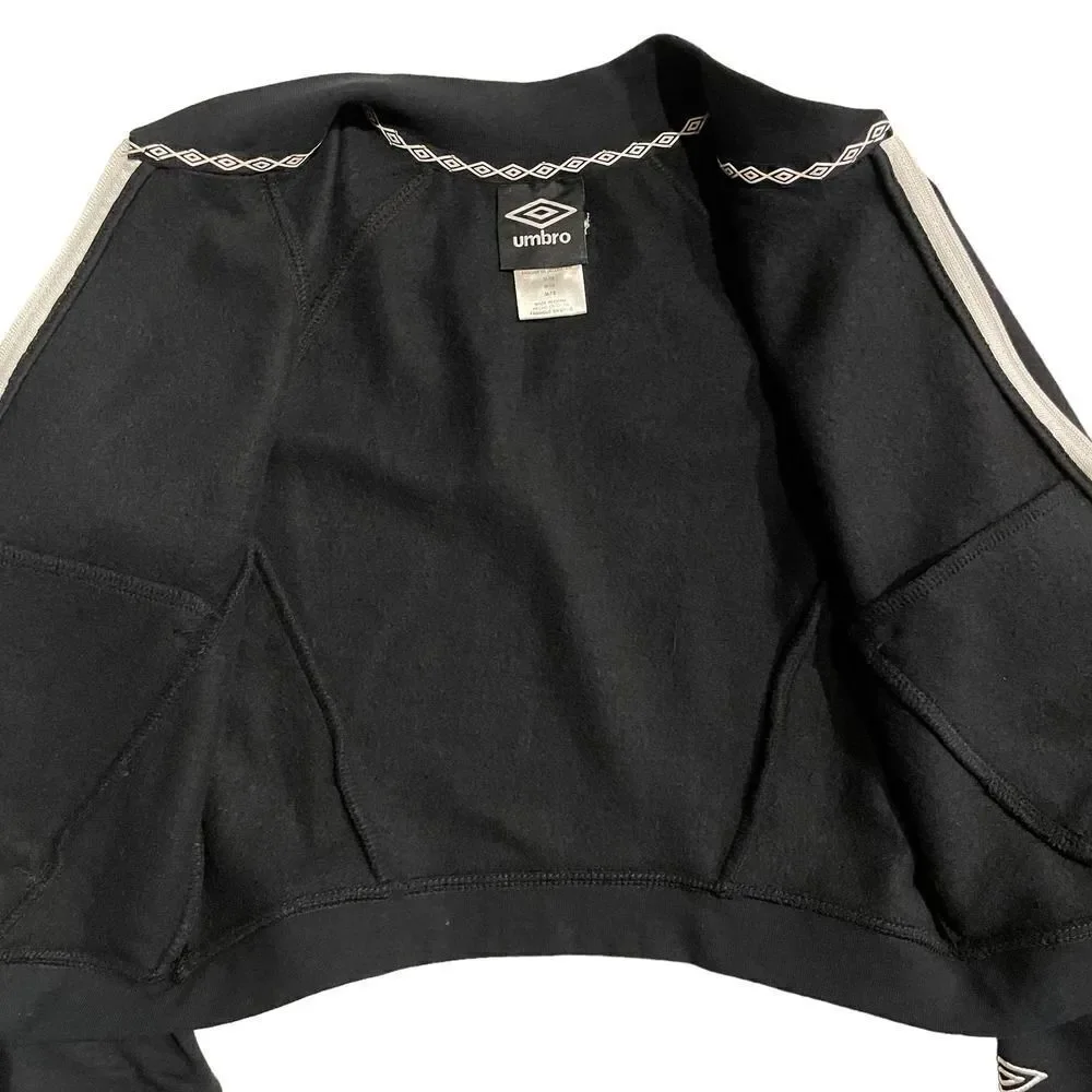 Nwt Umbro Black Zip Sweatshirt Girls 7-8